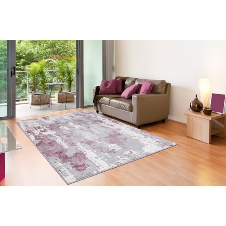 PETRA 5X8 WHITE ROSE AREA RUG |