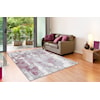 MDA Rugs Petra Collection PETRA 5X8 WHITE ROSE AREA RUG |
