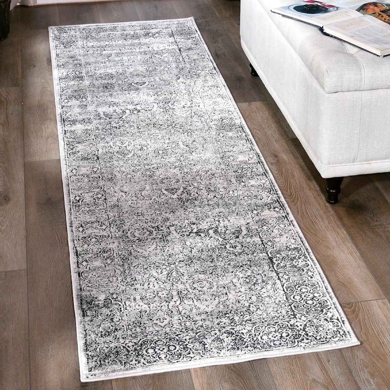 MDA Rugs Christian Collection CHRISTIAN 5X8 SILVER WHITE | AREA RUG