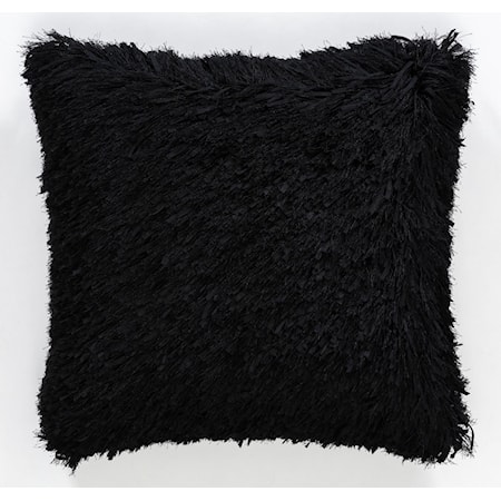 SHAGGY 17 20X20 BLACK SHAG PILLOW |