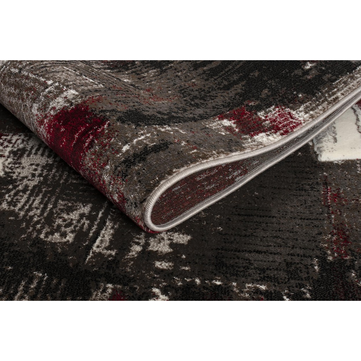 MDA Rugs Rhodes Collection RHODES 8X11 RED/BROWN AREA RUG |