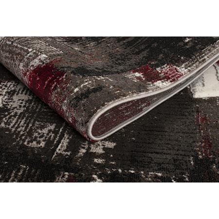 RHODES 5X8 RED/BROWN AREA RUG |