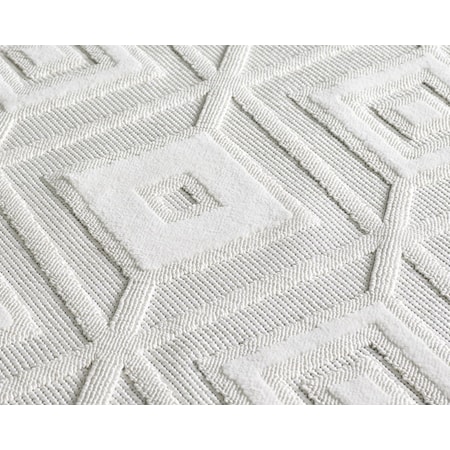 MILOS WHITE 8X11 AREA  RUG |