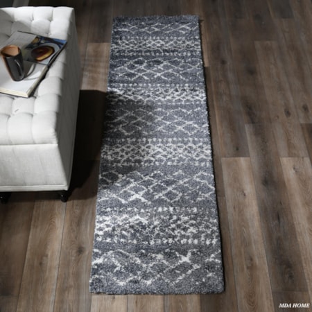 DAKU 2X8 GREY AREA RUG |