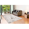 MDA Rugs Petra Collection PETRA 5X8 WHITE/BROWN AREA RUG. |