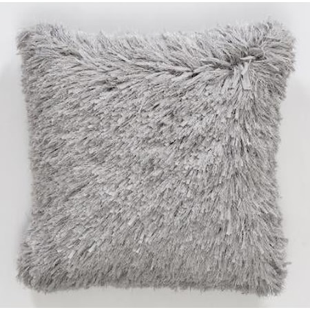 SHAGGY 16 20X20 GREY SHAG PILLOW |