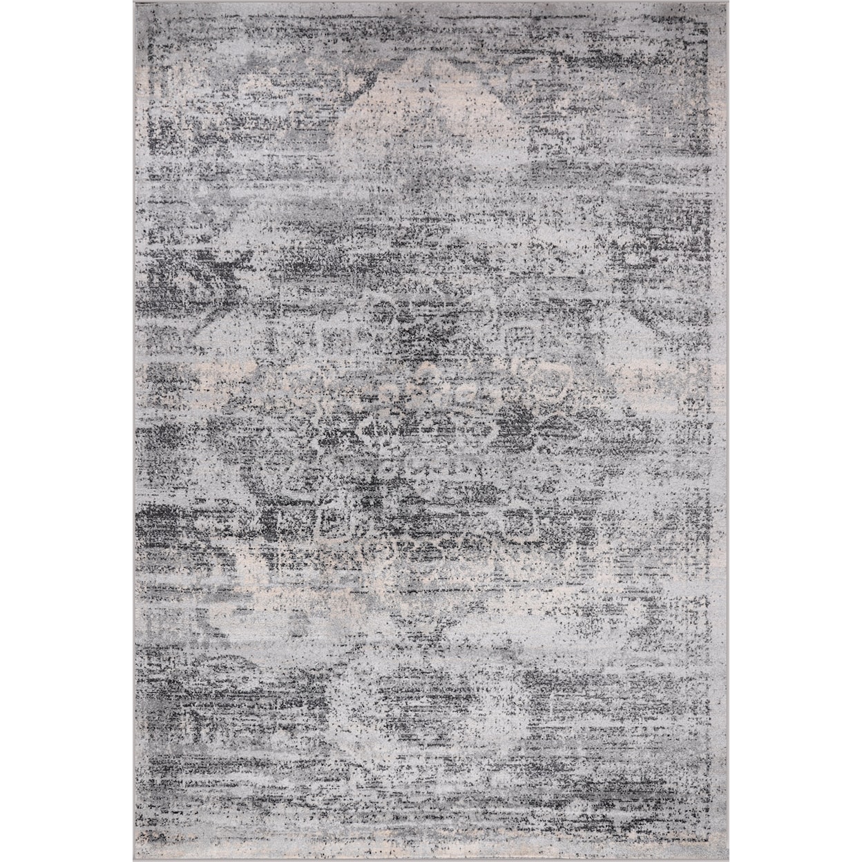 MDA Rugs Angel Collection ANGEL 2X3 GREY/GREY AREA RUG |