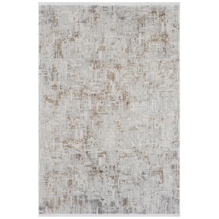 OBSESSION 5X8 CREAM BEIGE AREA RUG |