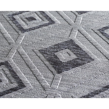 MILOS GREY 5X8  AREA  RUG |