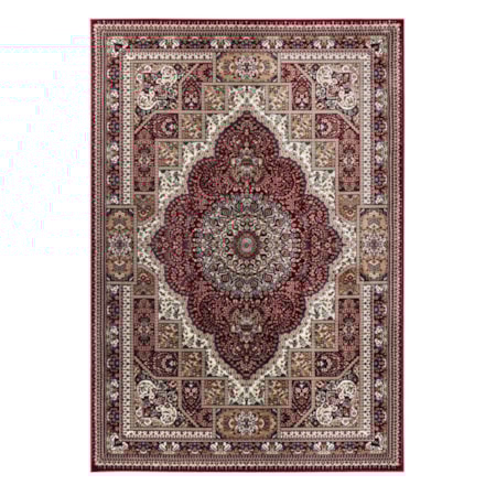 PRIME 8X11 RED BROWN AREA RUG |