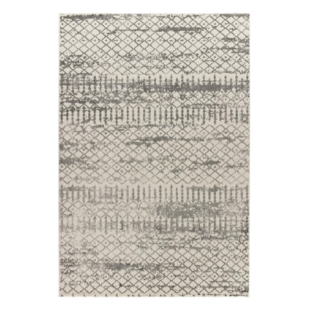 MAZ 8X11 CREAM/GREY AREA RUG |