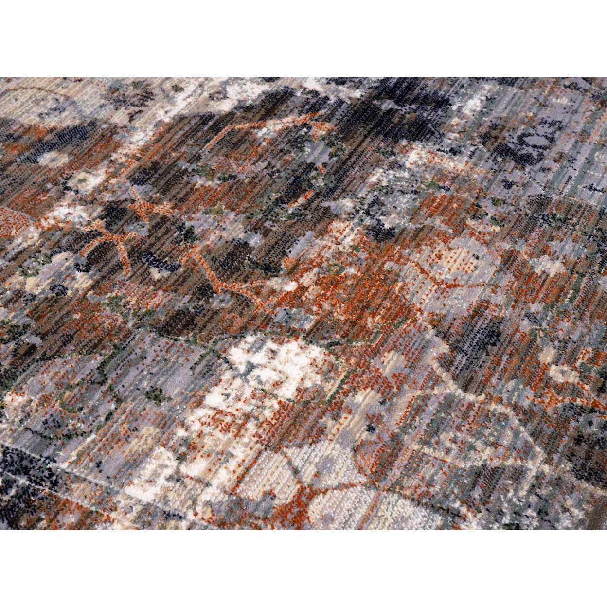 MDA Rugs Anna Collection ANNA 5X8 BLACK/BROWN AREA RUG |