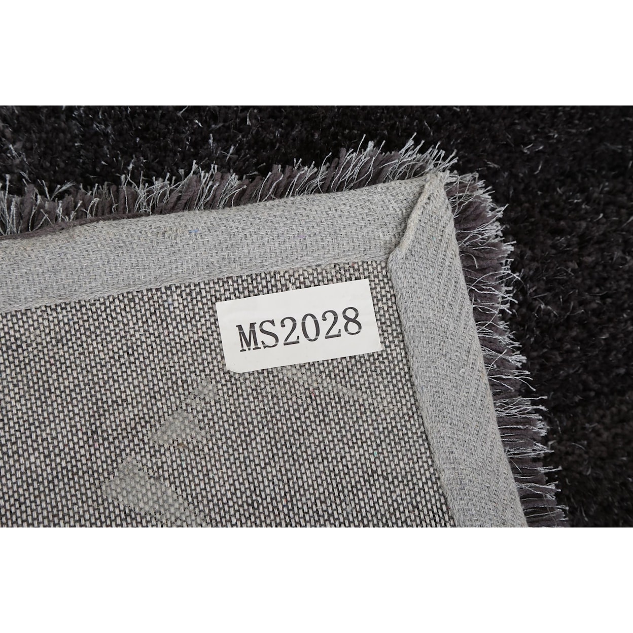 MDA Rugs Mateos Shag MATEOS 5X7 BLACK/GREY AREA RUG |