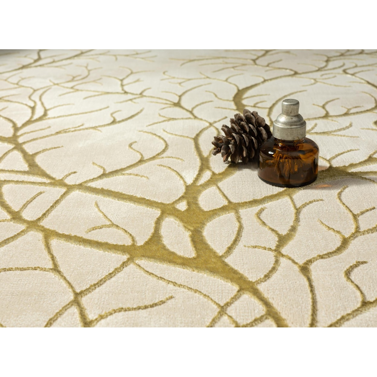 MDA Rugs Ksamil Collection KSAMIL 8X11 GOLD/TEAL AREA RUG |