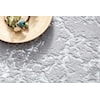 MDA Rugs Chryso Collection GREY WITH SILVER FOIL 20"X20" | PILLOW