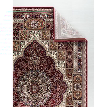 PRIME 8X11 RED BROWN AREA RUG |