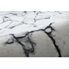 MDA Rugs Retro Collection RETRO 2X8 WHITE/MARBLE AREA RUG |