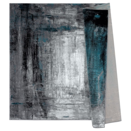 SAMOS 5X8 GREY BLUE AREA RUG |