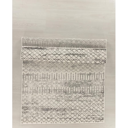 MAZ 8X11 CREAM/GREY AREA RUG |