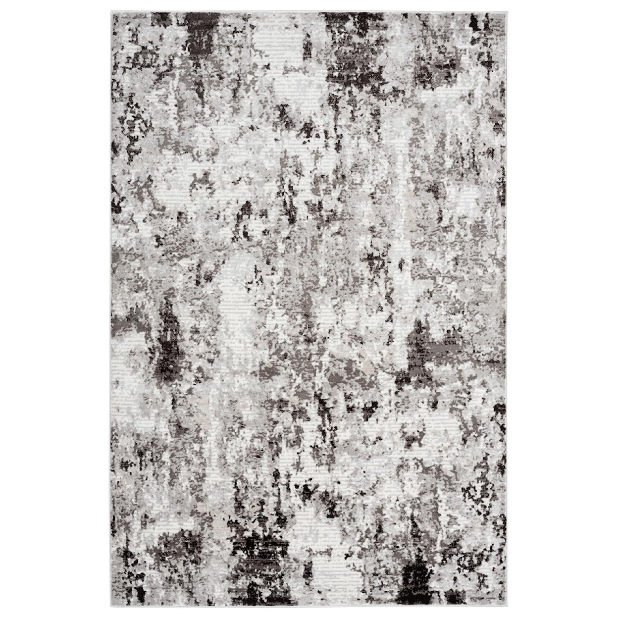 MDA Rugs Trendy Collection TRENDY 5X8 BROWN/WHITE AREA RUG |