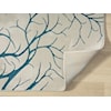 MDA Rugs Ksamil Collection KSAMIL 8X11 TEAL TREE AREA RUG |