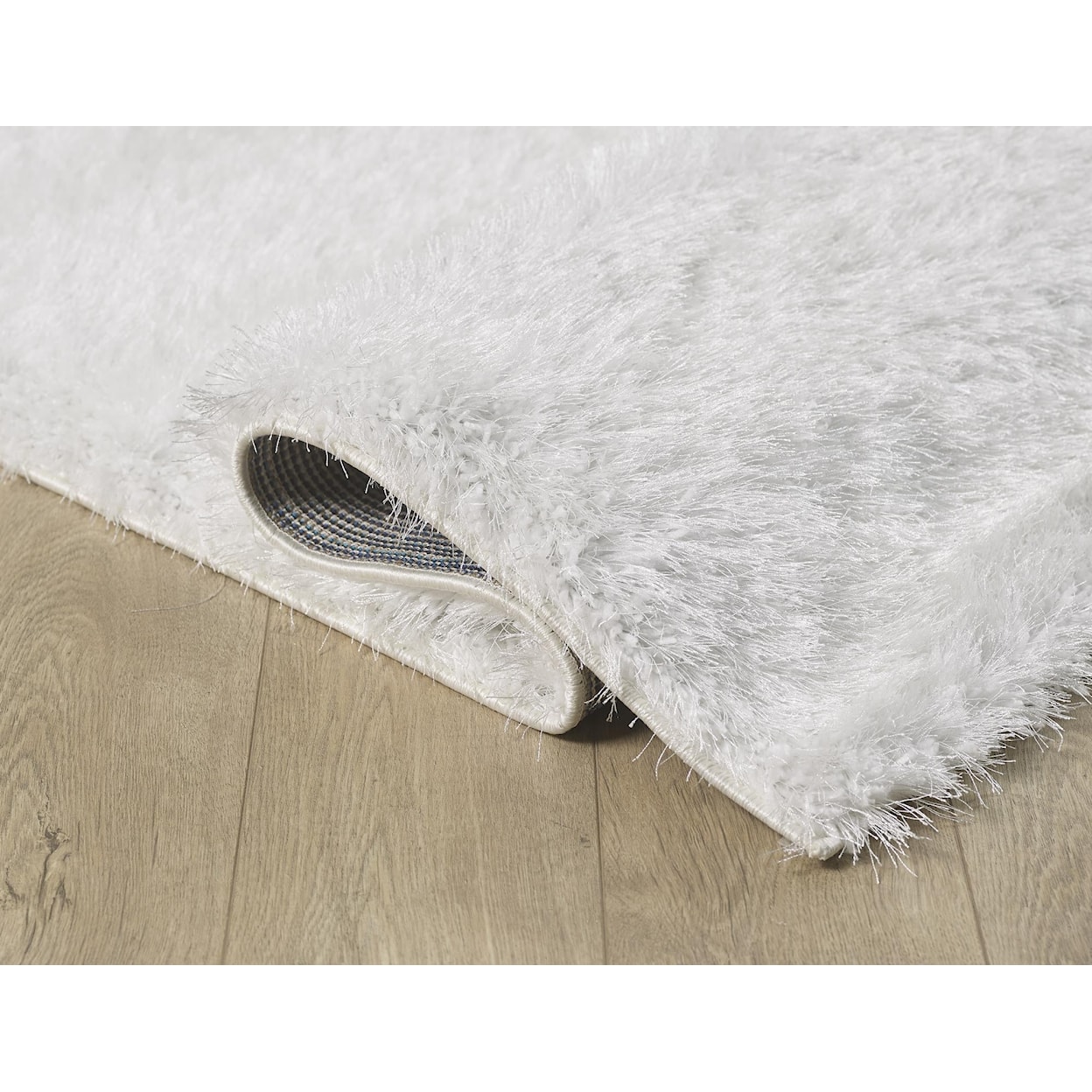 MDA Rugs Infinity Shag INFINITY 5X7 WHITE SHAG AREA RUG |