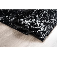 BLACK WITH SILVER FOIL 20"X20" | PILLOW