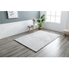 MDA Rugs Chryso Collection CHRYSO 5X7 SILVER TEXTURE AREA | RUG