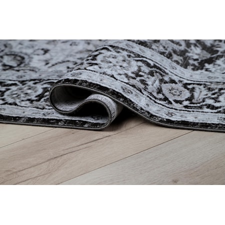 TRENDY 8/11 BLACK/WHITE AREA RUG |