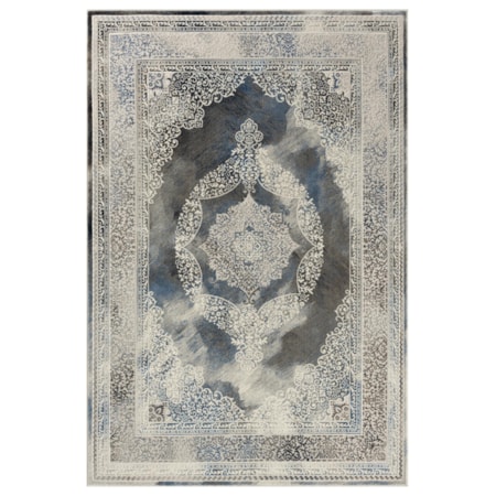 VOLOS FADED GREY 5X8 AREA RUG |