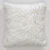 MDA Rugs Pillows SHAGGY 15 20X20 WHITE SHAG PILLOW |