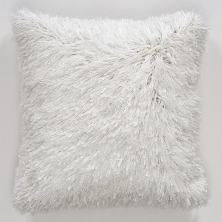 SHAGGY 15 20X20 WHITE SHAG PILLOW |