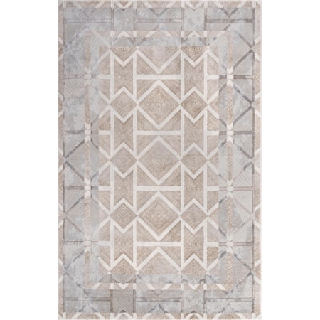 ELITE 8X10 BEIGE GREY AREA RUG |