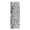 MDA Rugs Maz Collection MAZ 2X8 BLACK SWIRL AREA RUG |