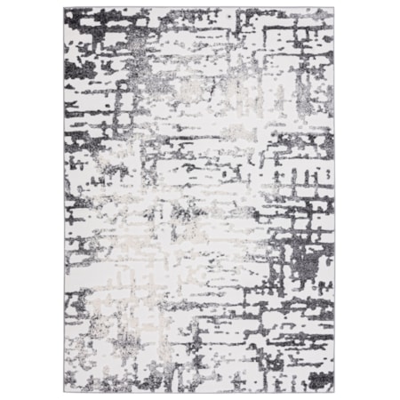 PETRA 8X11 WHITE/GREY AREA RUG |