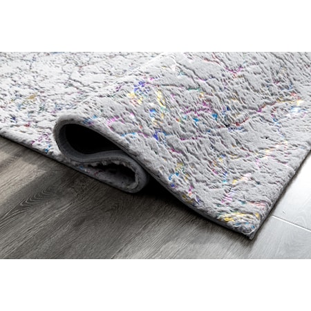 CHRYSO 5X7 GREY CONFETTI AREA | RUG