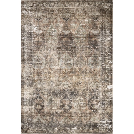 WASHABLE RUG BROWN 8X11 |