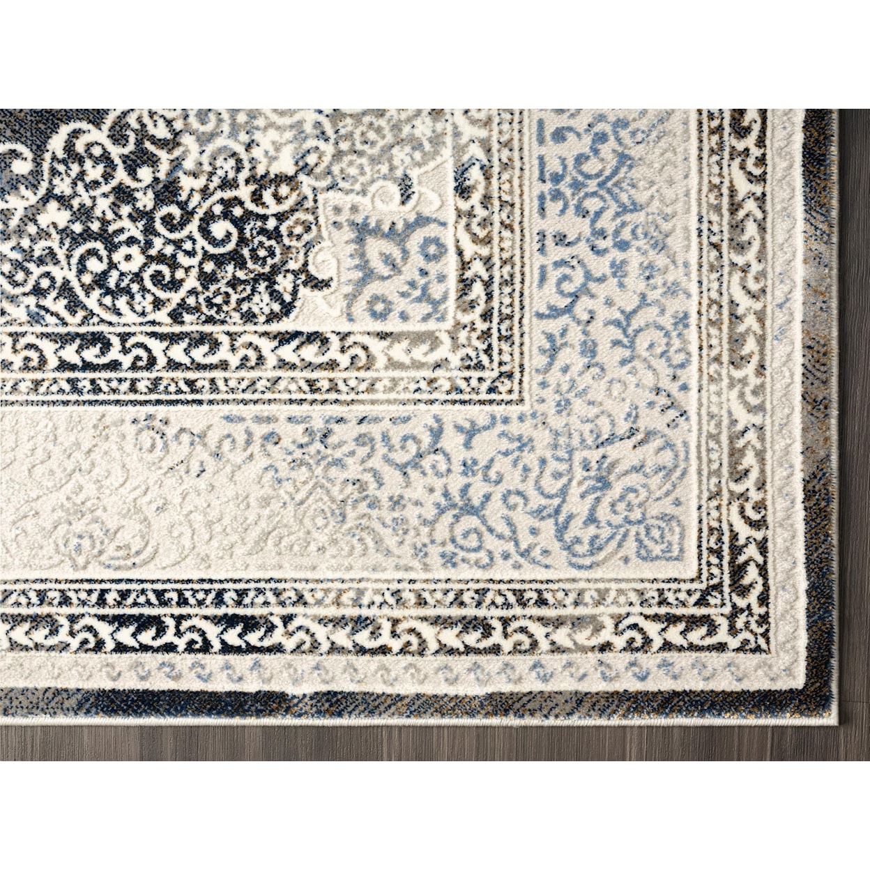 MDA Rugs Volos Collection VOLOS FADED GREY 5X8 AREA RUG |