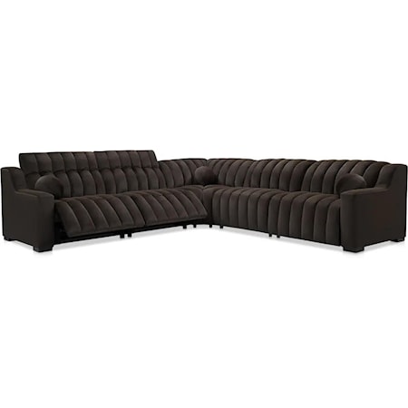 Power Reclining 5 Pc Sectional