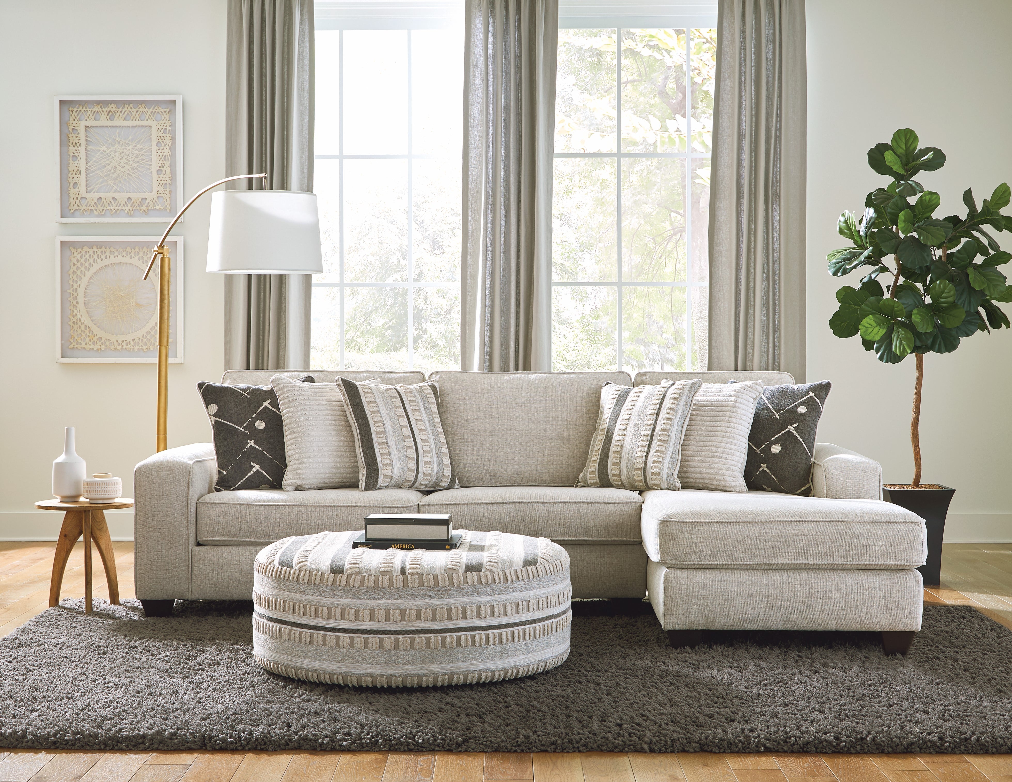 Albany 0462 ALBA-GRP-0462_BEIGE_2PC 2PC BEIGE RAF CHAISE SECTIONAL ...