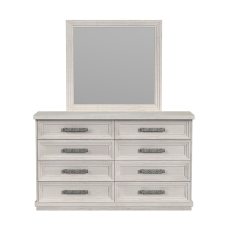 Dresser &amp; Mirror Set