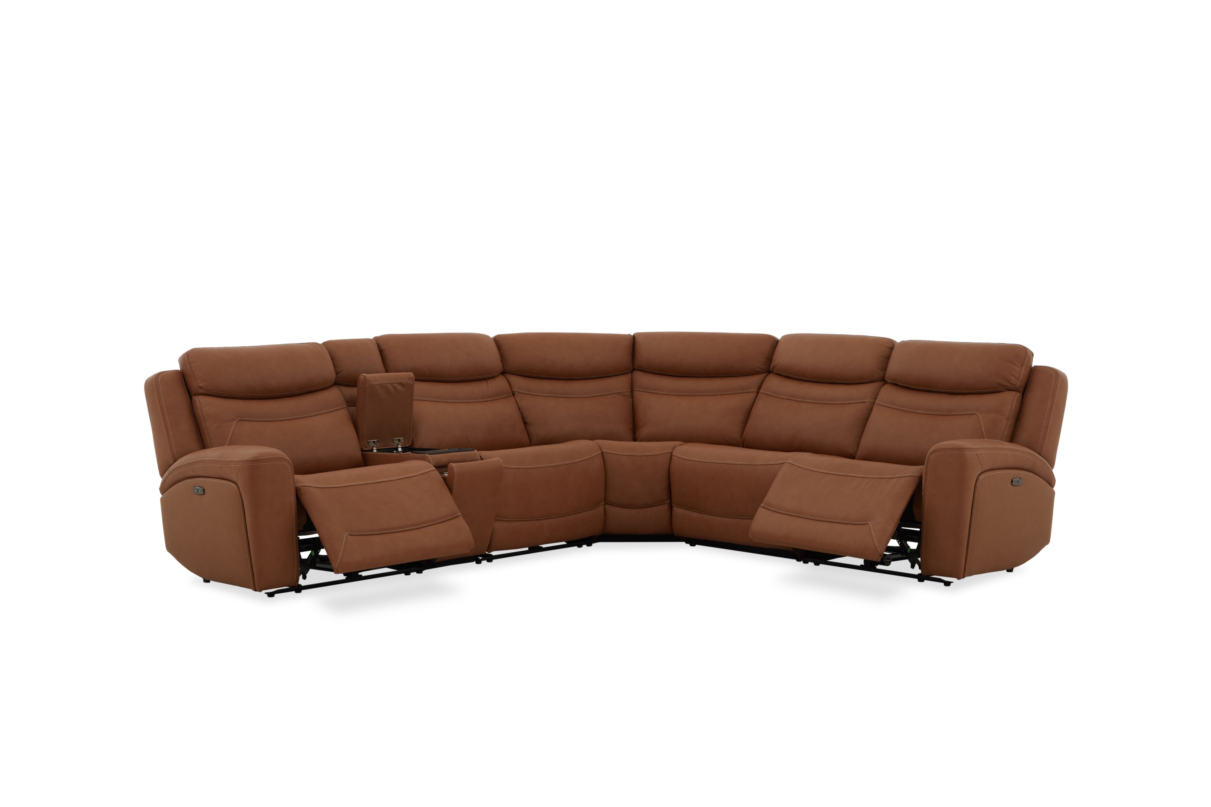 Reclining Sectional Butternut