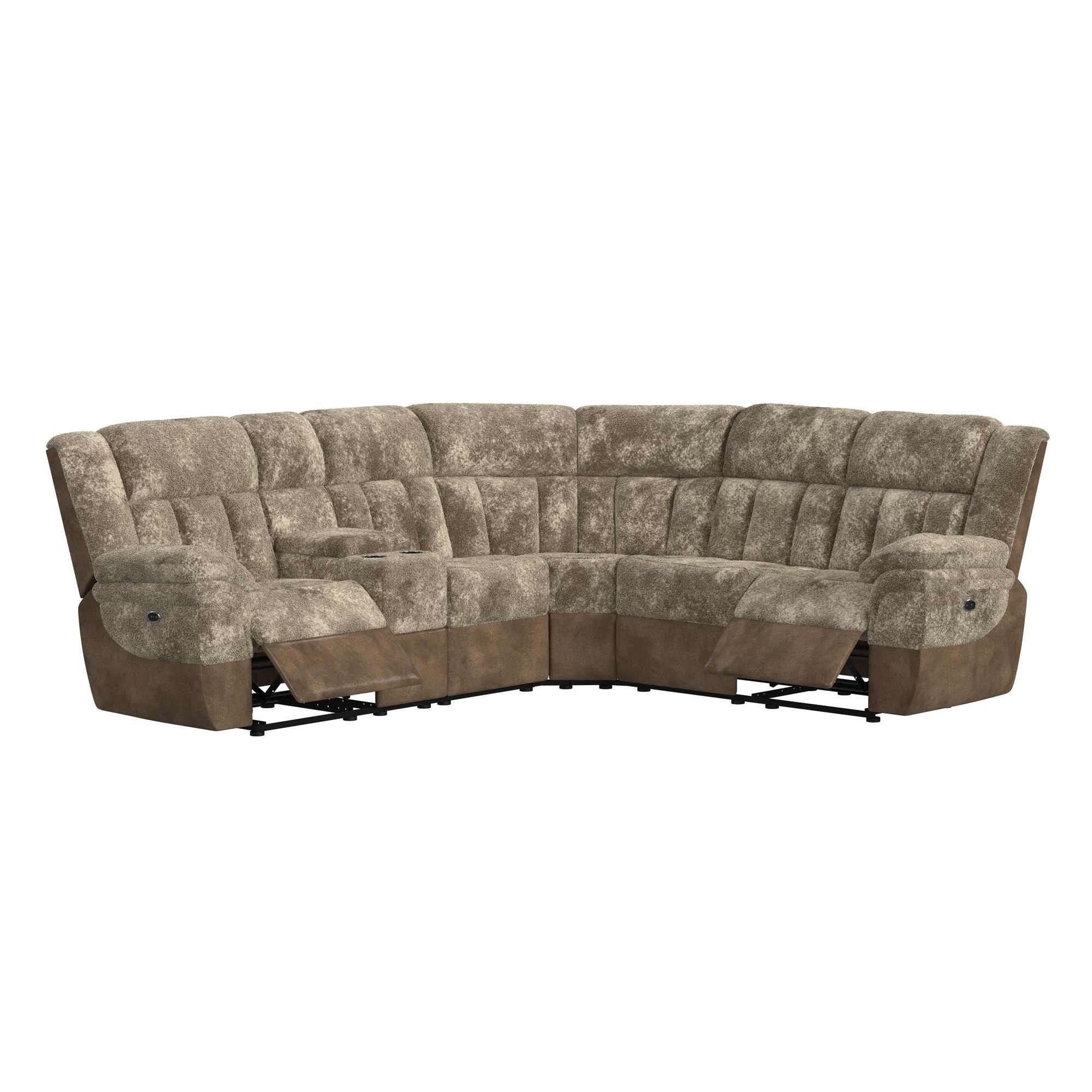 6 Piece Power Reclining Sectional