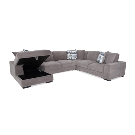 3 Piece LAF Chaise Sectional