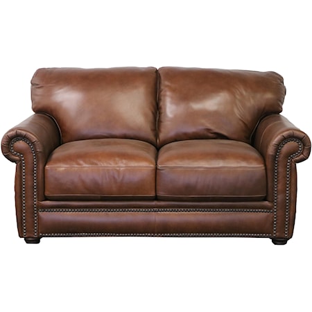 Leather Loveseat