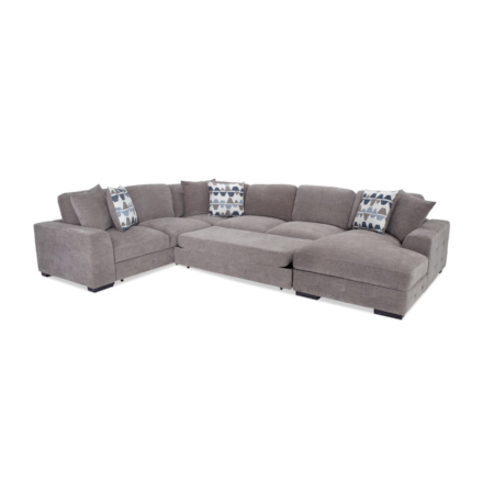 3 Piece RAF Chaise Sectional