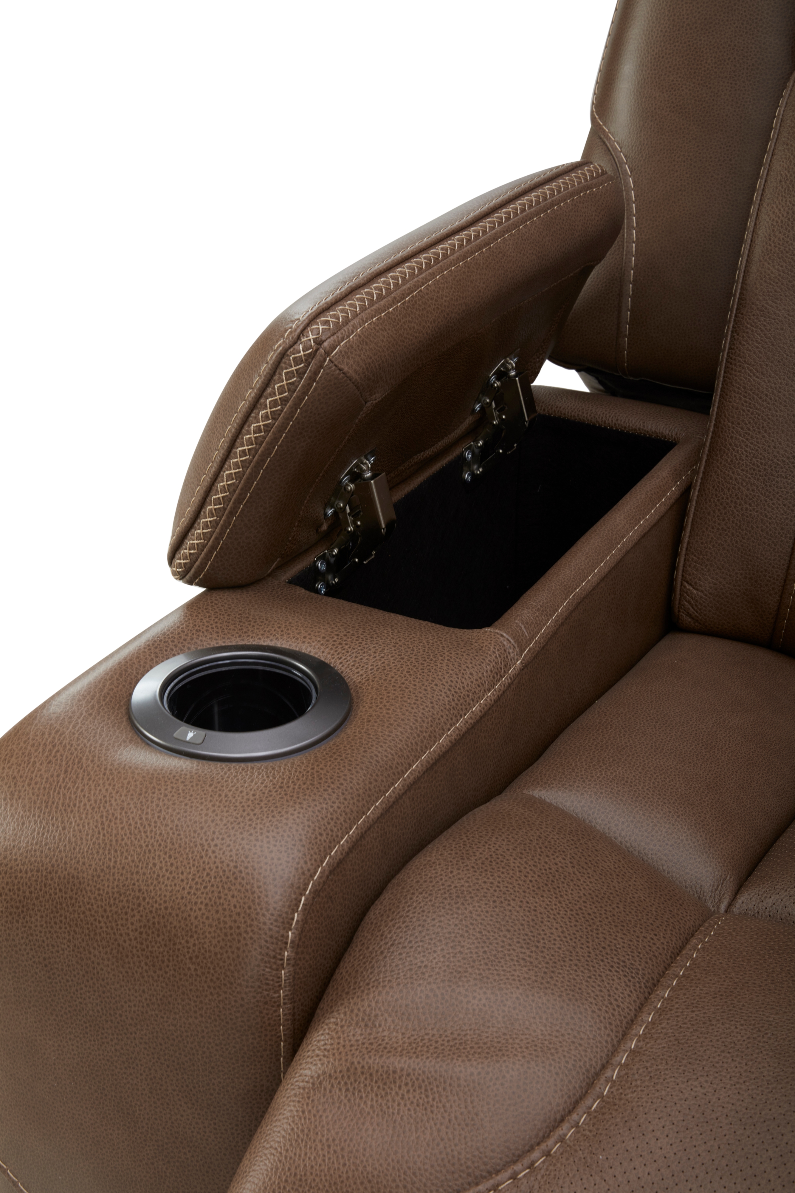 Power Loveseat Chestnut