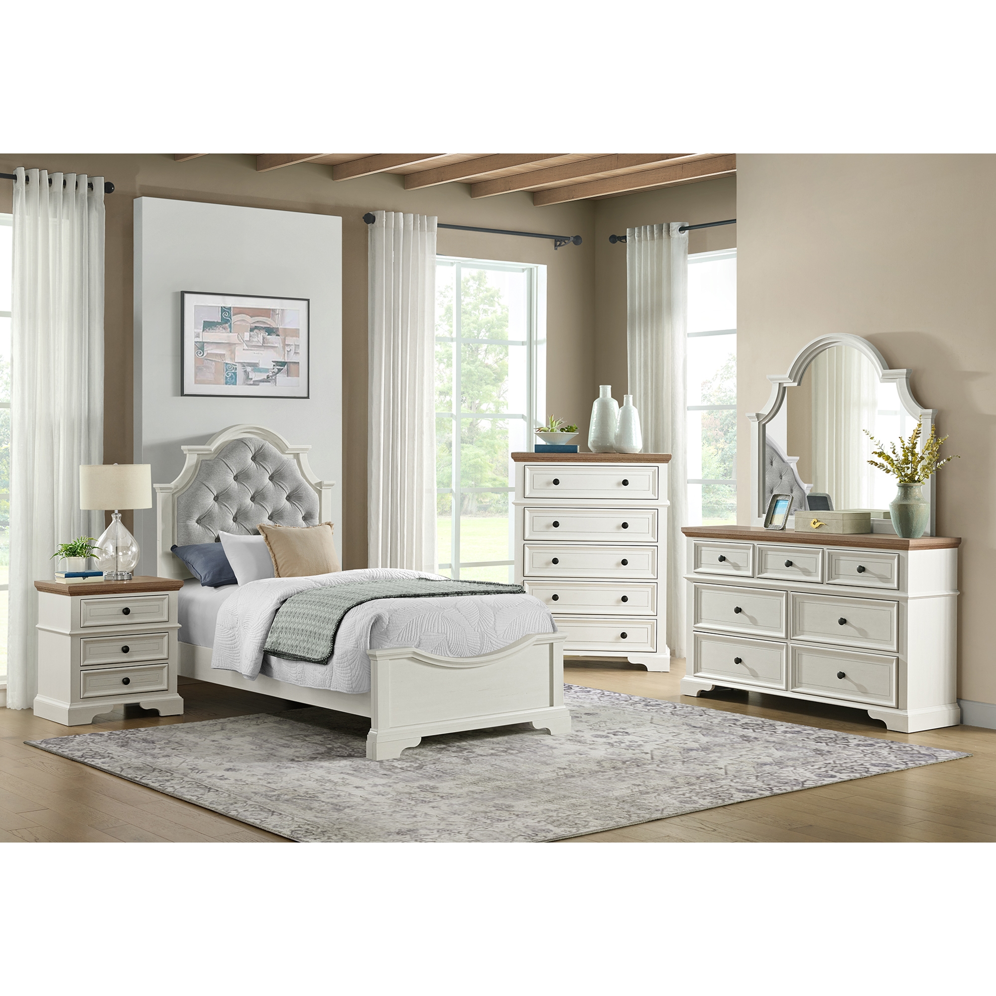 5-Piece Youth Twin Bedroom Set