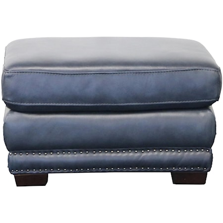 Leather Ottoman