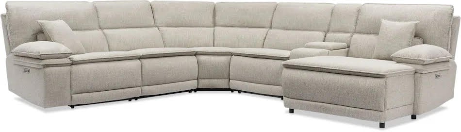 6 PIECE RECLINING SECTIONAL